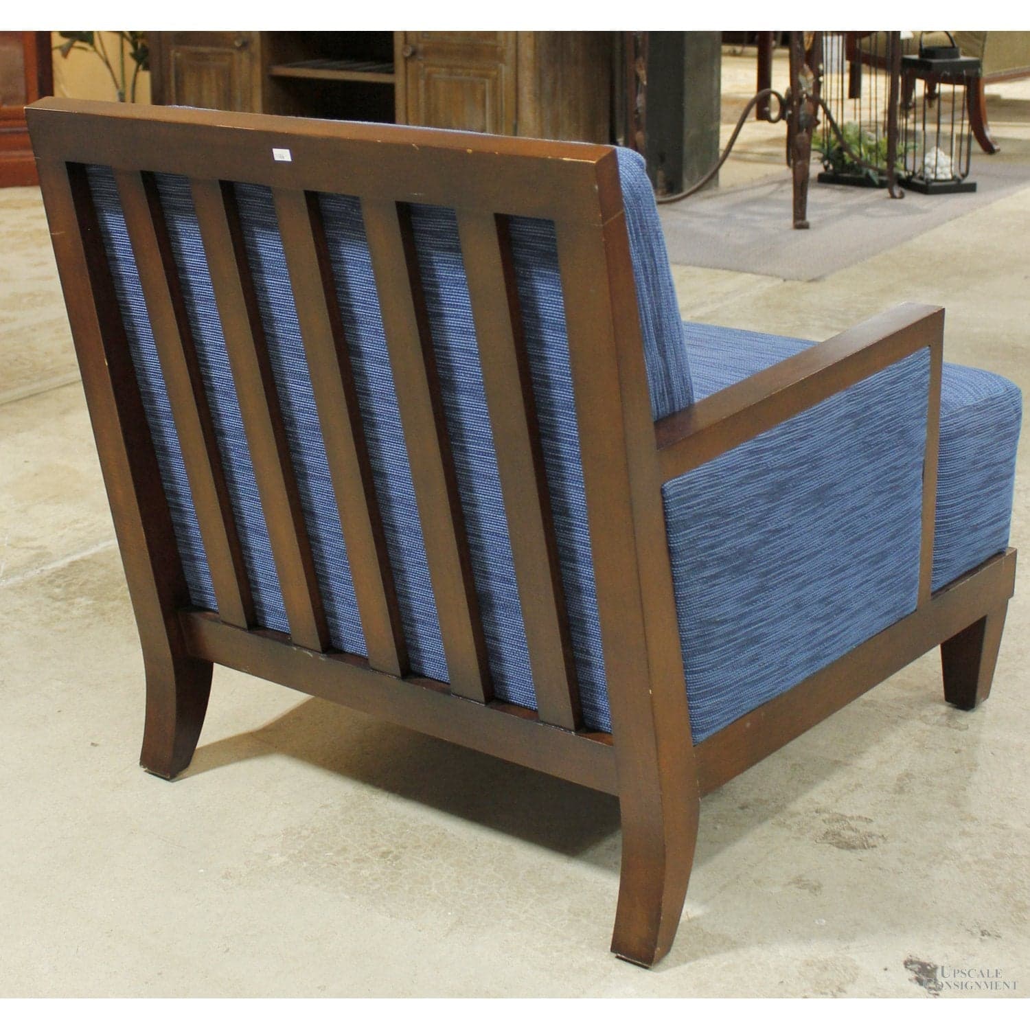 HBF 'Barbara Barry' Blue Lounge Chair - Blue - Thumbnail 4