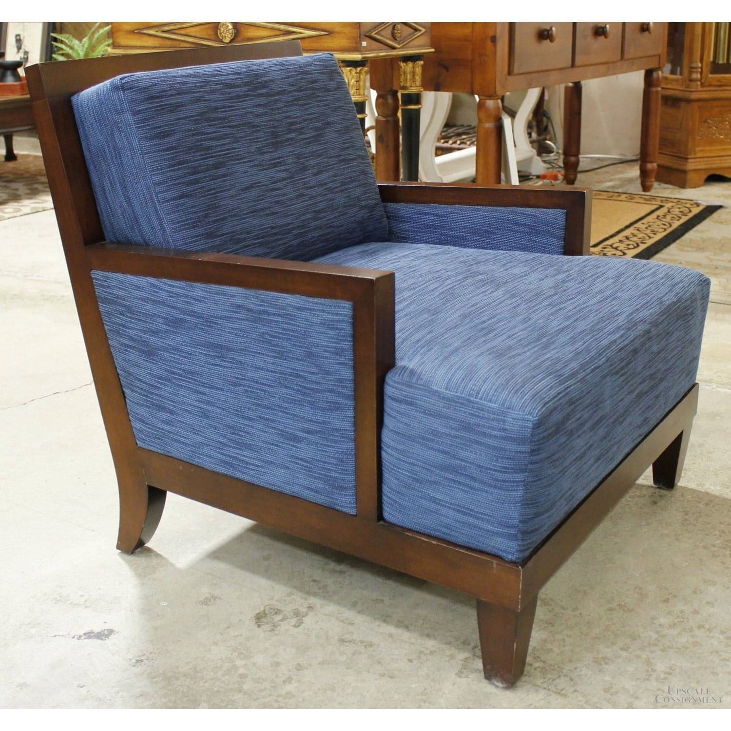 HBF 'Barbara Barry' Blue Lounge Chair - Blue - Thumbnail 3