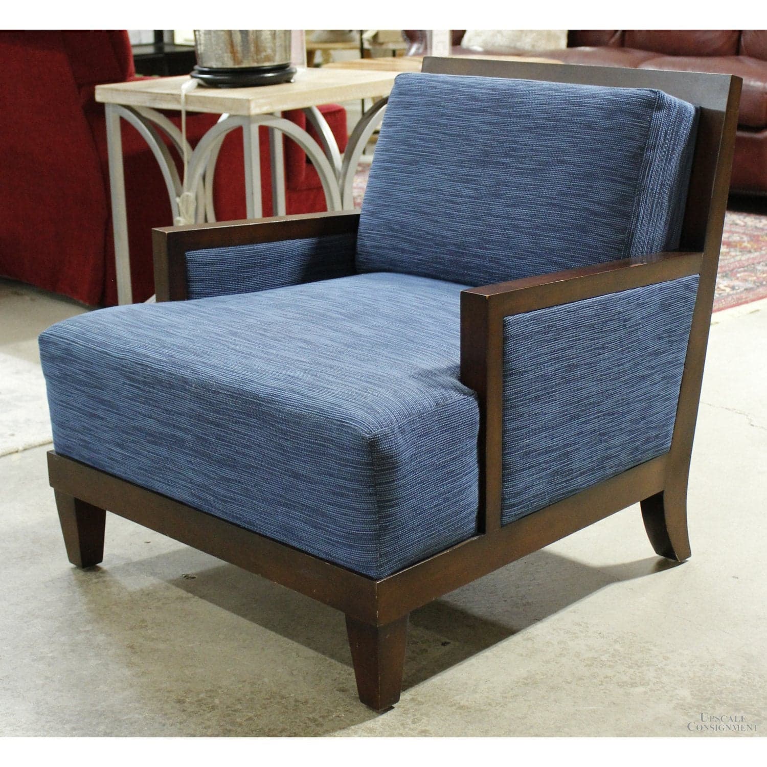 HBF 'Barbara Barry' Blue Lounge Chair - Blue - Thumbnail 2