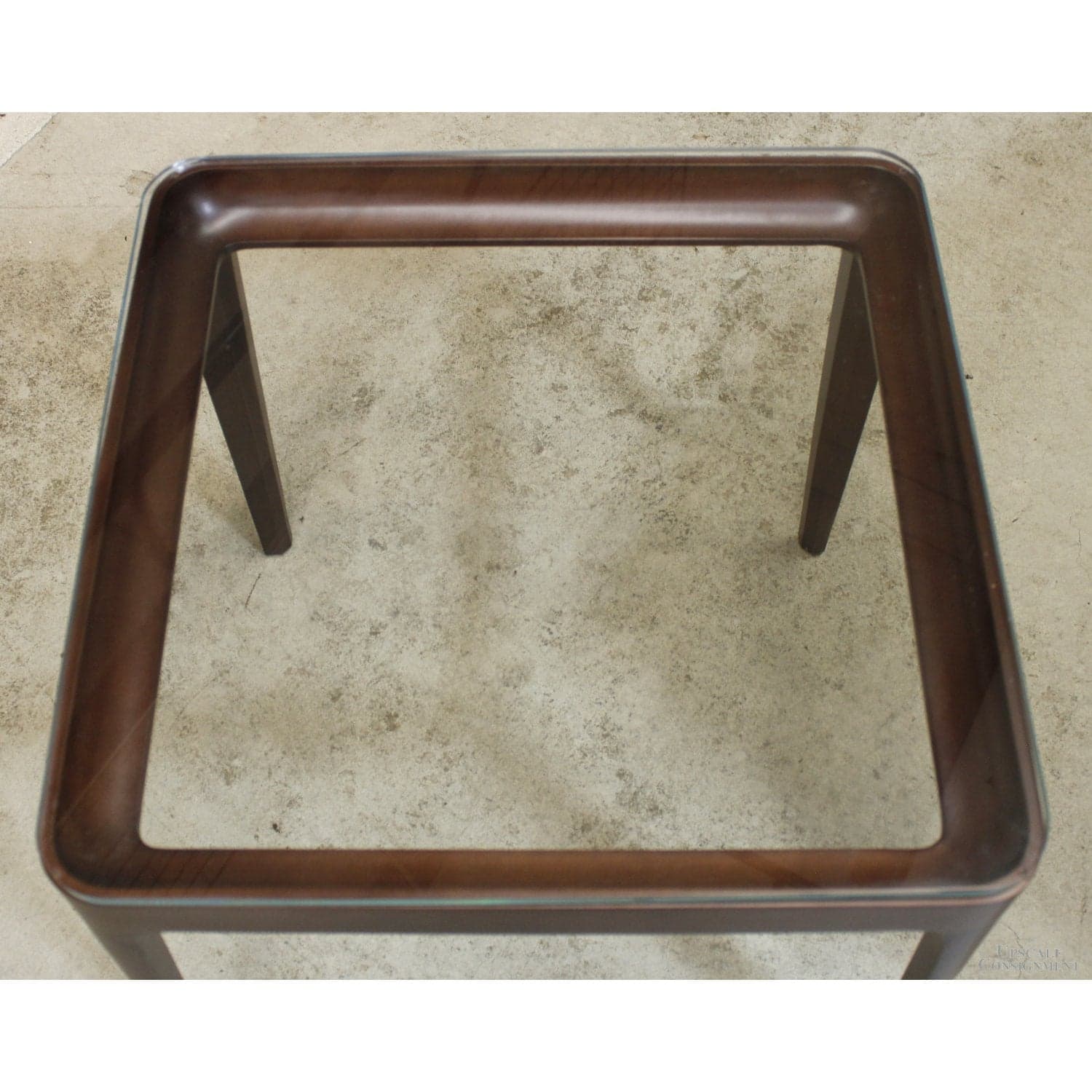 Bernhardt Glass Top End Table - Brown - Thumbnail 3