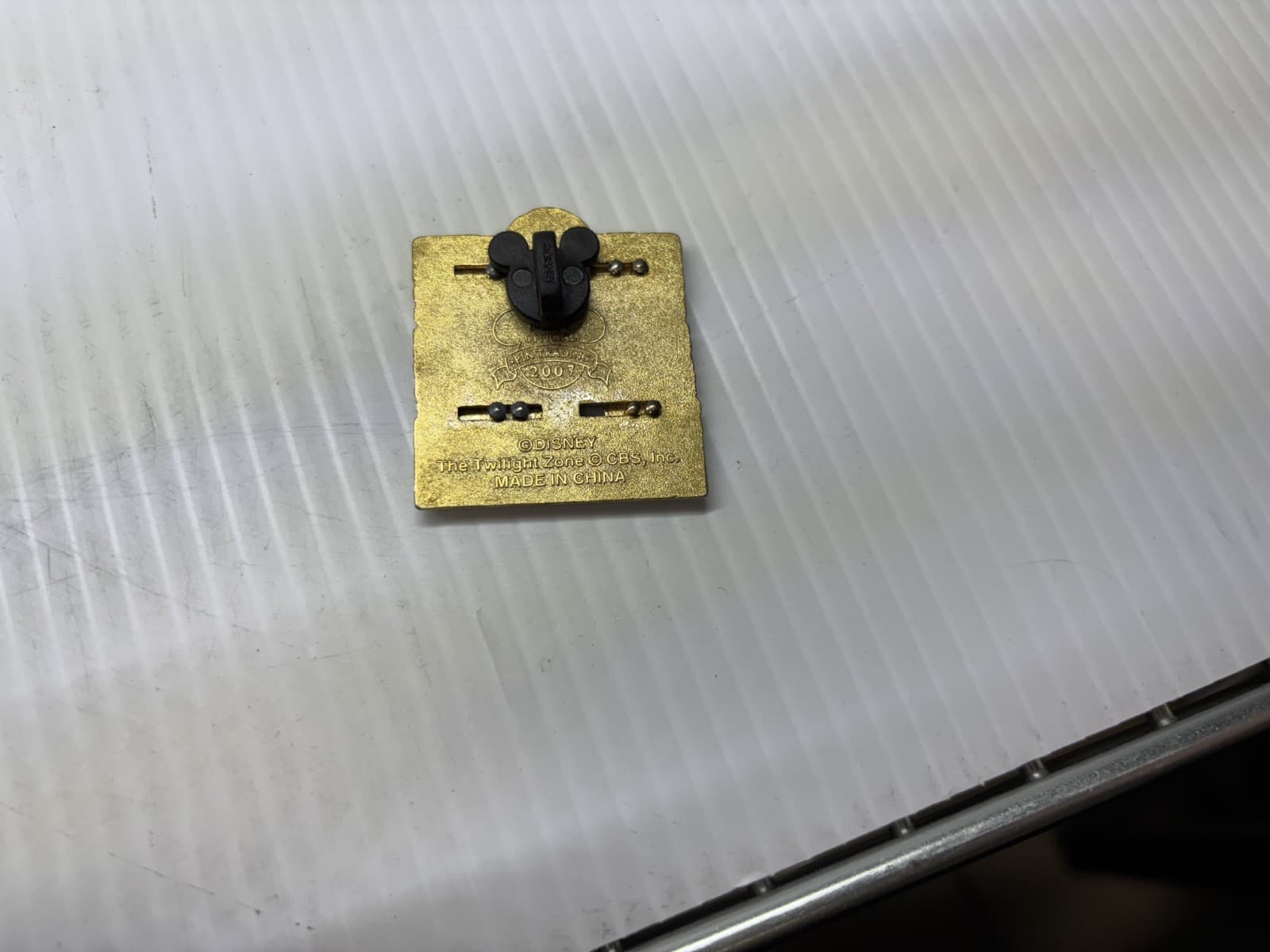 The Twilight Zone Tower Of Terror Bellhop Stitch WDW 2006 3D Slider Pin - Thumbnail 4