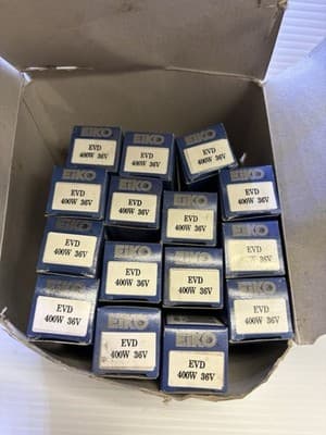 Lot of (14) EIKO EVD 400W 36V Bulbs EIKO ADVANTAGE - Image 1