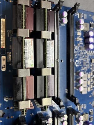 2 Apple Mac Pro 1,1 / 2,1 Memory Riser Board 820-2178-B w/ RAM – Used Untested - Thumbnail 2