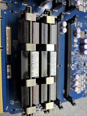 2 Apple Mac Pro 1,1 / 2,1 Memory Riser Board 820-2178-B w/ RAM – Used Untested - Thumbnail 3