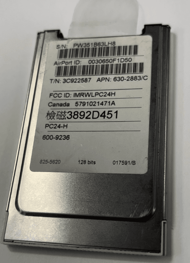 Vintage Apple AirPort Card; 1999 - Thumbnail 2