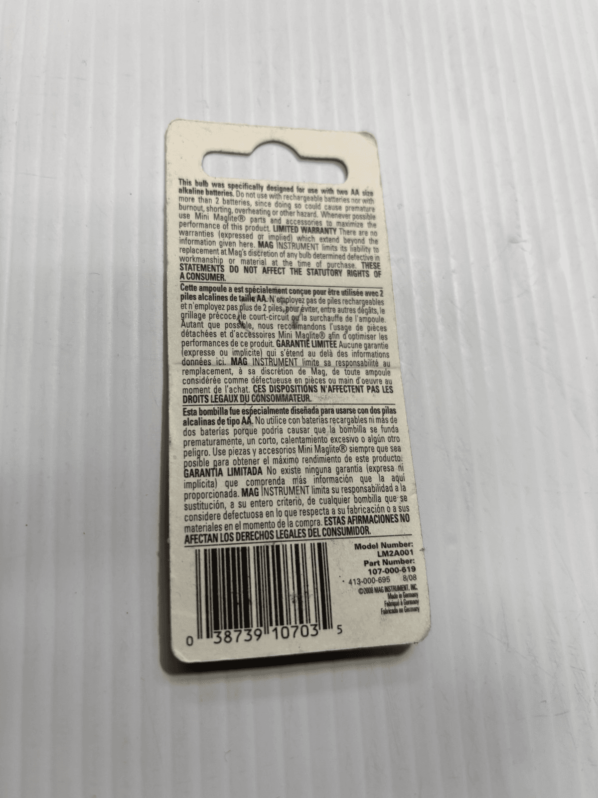 Maglite Replacement Lamps for 2-Cell AA Mini Flashlight, 2-Pack - Thumbnail 2