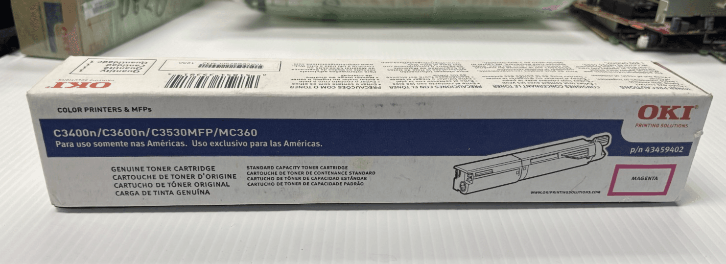 OKI ORIGINAL TONER -CARTRIDGE (c3400n/c3600n/c3530mfp/mc360) MAGENTA - Image 1