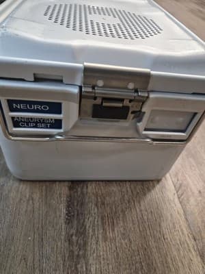 AESCULAP JS 441 Autoclave Sterilization Container Case With Basket &Lid 22X 10X8 - Thumbnail 2