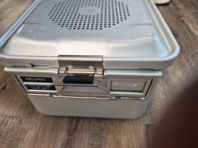 AESCULAP JS 441 Autoclave Sterilization Container Case With Basket &Lid 22X 10X8 - Thumbnail 4