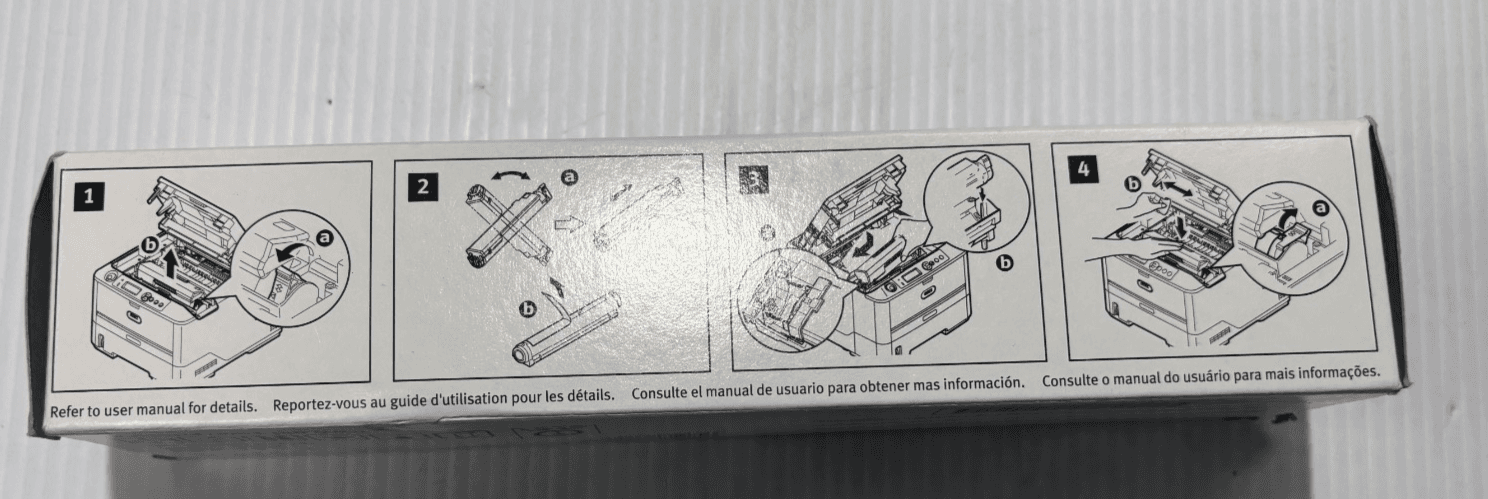 Oki B420 43979201 Black Toner Cartridge Genuine New Sealed Open Box - Thumbnail 2