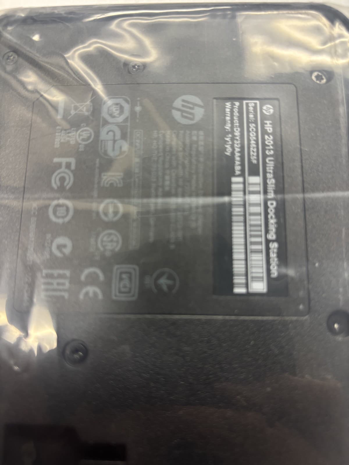 HP 2013 UltraSlim Docking Station& 65W AC Adapter brand new - Thumbnail 2