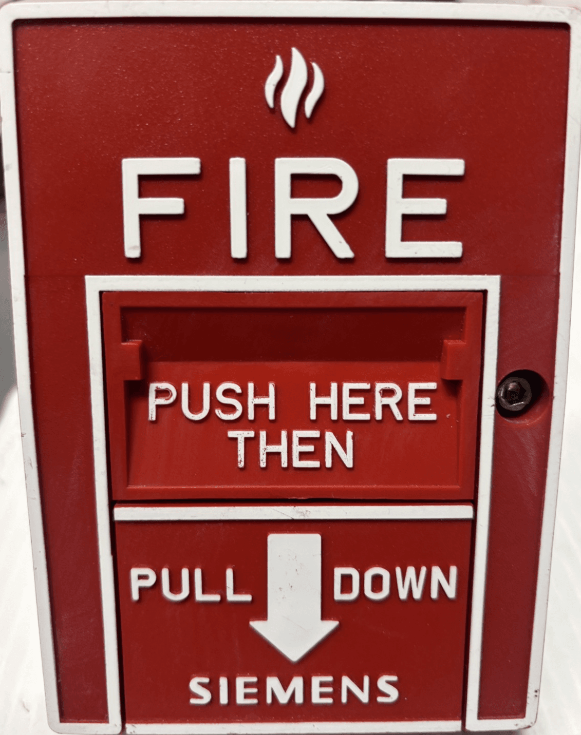 Siemens HMS-D Fire Alarm Pull Station free shipping - Image 1