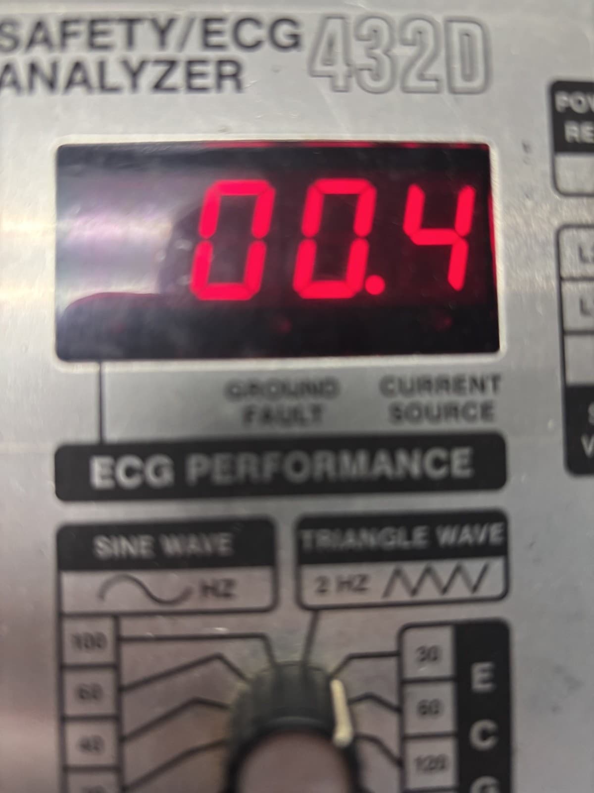 dynatech nevada 432d safety ecg leakage analyzer 220V outlet [3*B-21] - Thumbnail 6