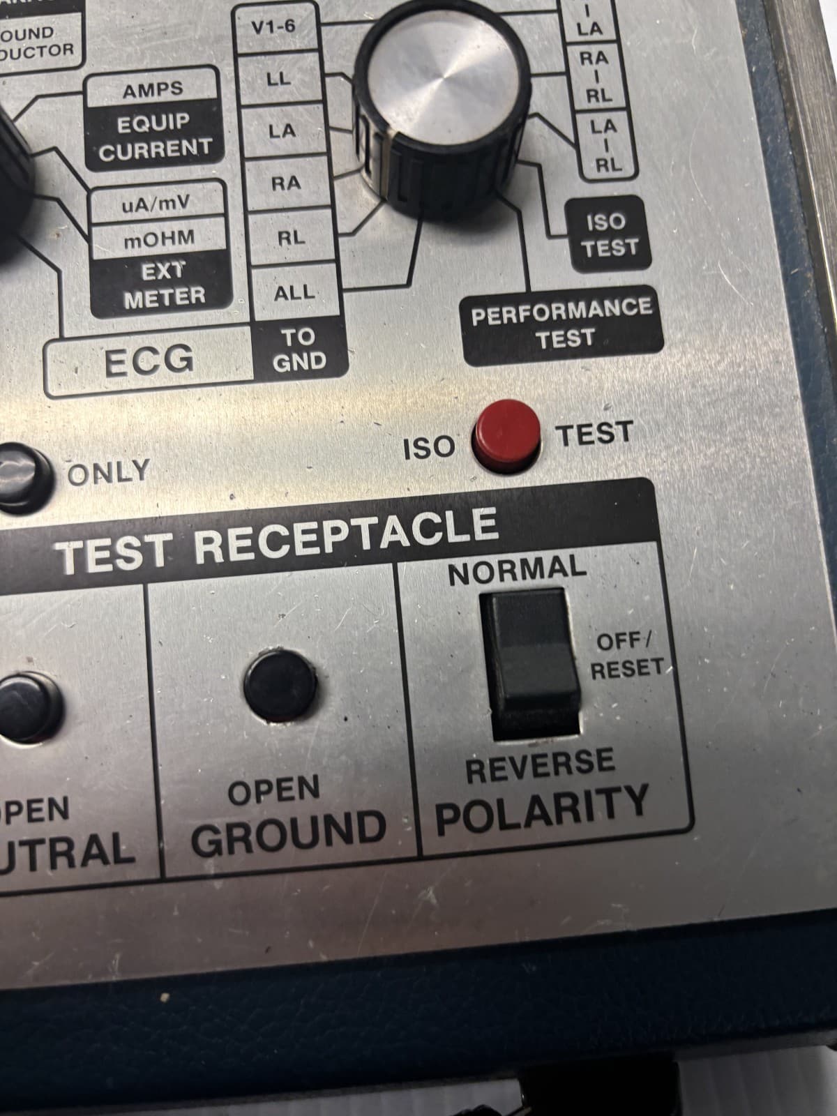 dynatech nevada 432d safety ecg leakage analyzer 220V outlet [3*B-21] - Thumbnail 4