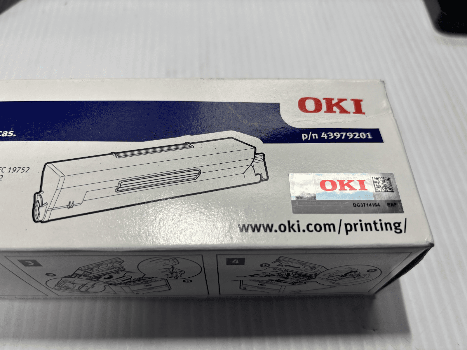 Oki B420 43979201 Black Toner Cartridge Genuine New Sealed Open Box - Thumbnail 3