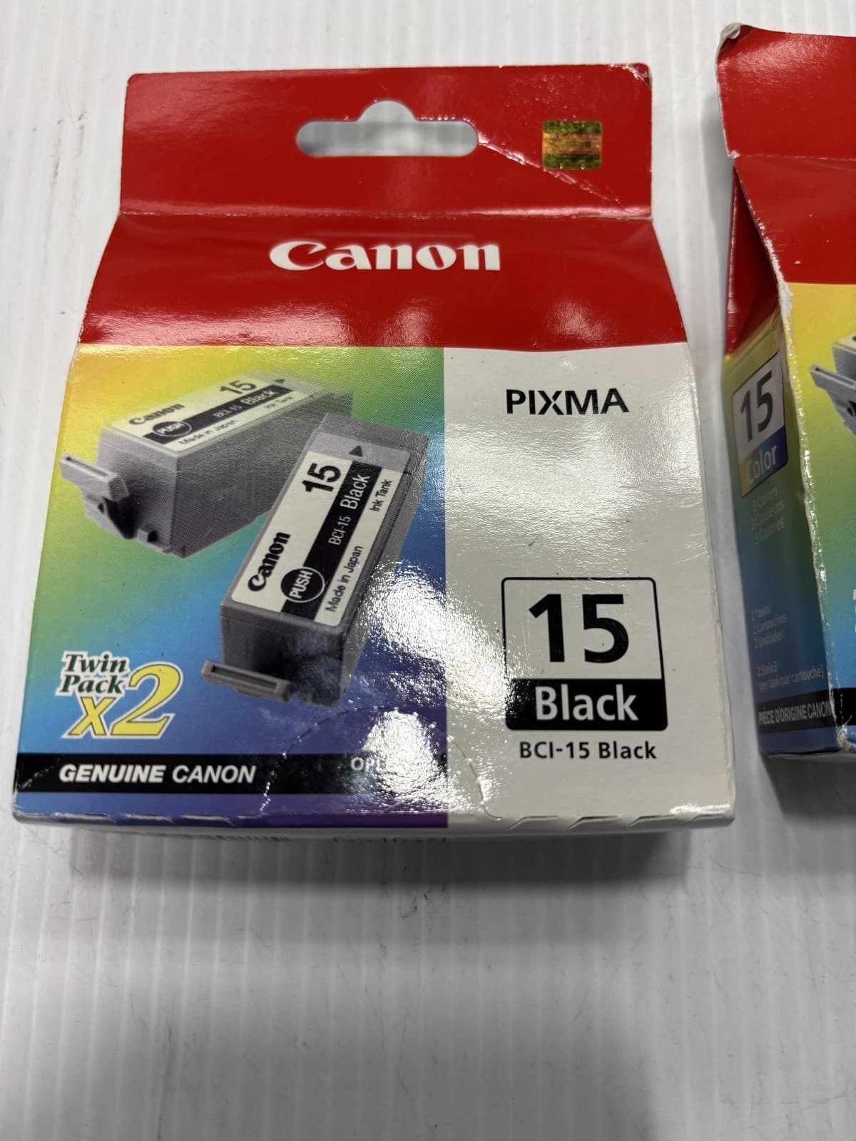 Genuine Canon BCI-15 Twin Bundle Pack (Black & Color) EXPIRED *FREE SHIPPING* - Thumbnail 3