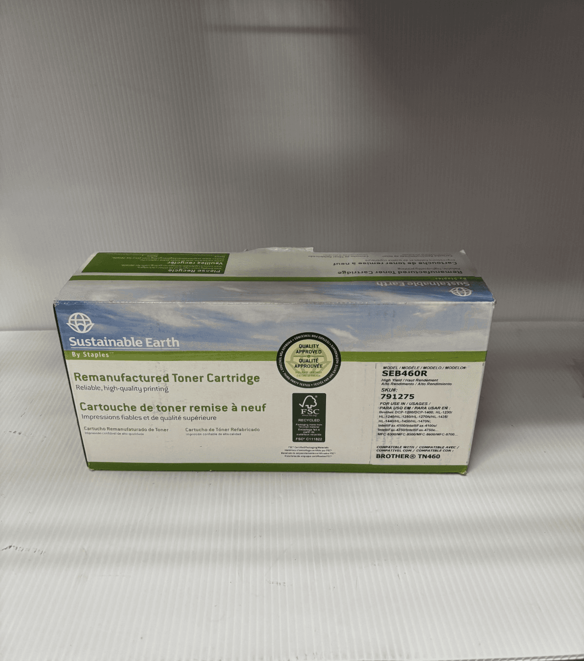 NEW Sustainable Earth Toner Cartridge SEB460R For Brother TN 460 - Image 1