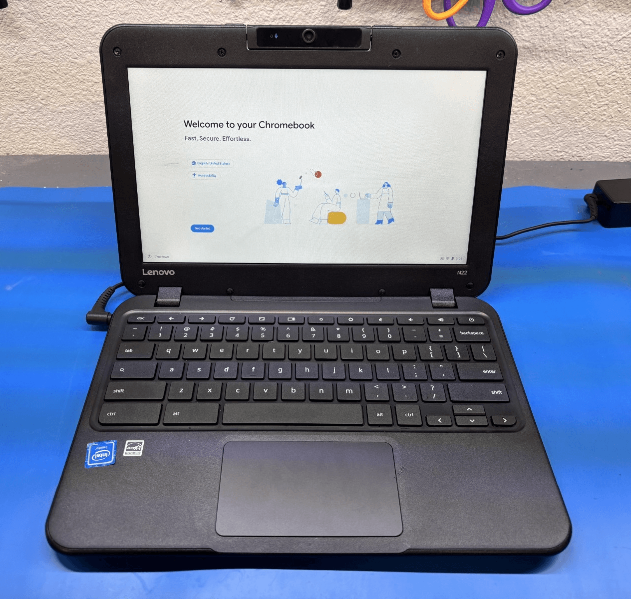 Lenovo Chromebook N22 11.6" Intel N3050 @ 1.60GHz 4GB RAM 16GB eMMC - Image 1