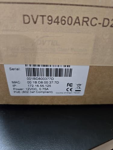 DVTEL DVT9460ARC-D2N Security IP Camera Fixed Dome Housing Clear Bubble DVT-VDHD - Thumbnail 4