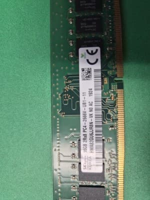SK hynix 16GB DDR4 DIMM PC4-2666V 2Rx8 288-Pin RAM HMA82GU6JJR8N-VK Memory - Thumbnail 2