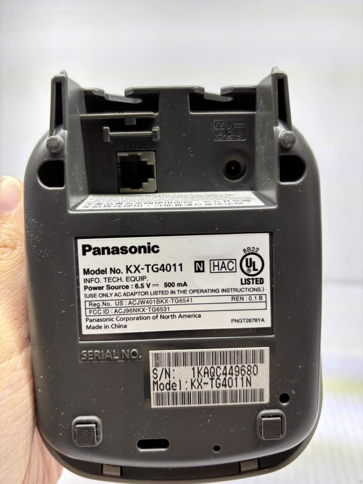 Panasonic Dect 6.0 Plus KX-TG4011 Expandable Digital Cordless Phone - Thumbnail 11