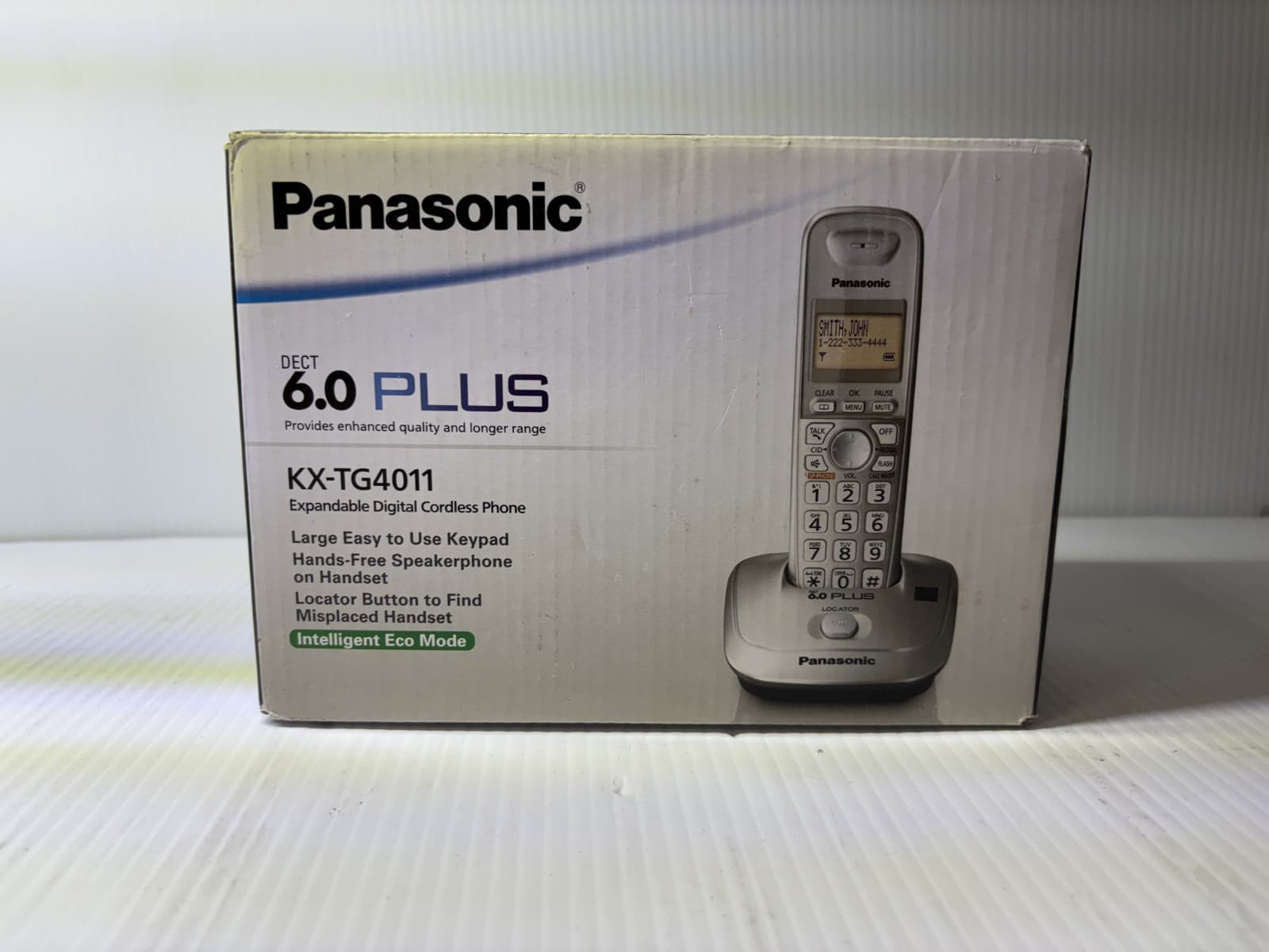 Panasonic Dect 6.0 Plus KX-TG4011 Expandable Digital Cordless Phone - Thumbnail 4