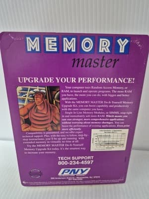 PNY Memory Master Upgrade Kit #32178 4MB Upgrade 1MBx32 72 pin - Thumbnail 3
