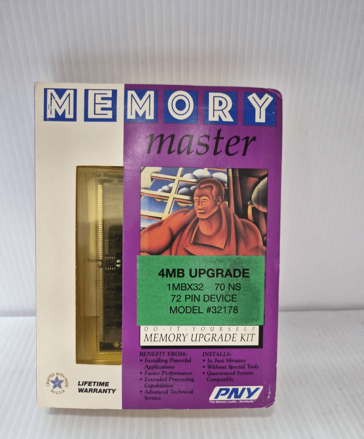 PNY Memory Master Upgrade Kit #32178 4MB Upgrade 1MBx32 72 pin - Image 1
