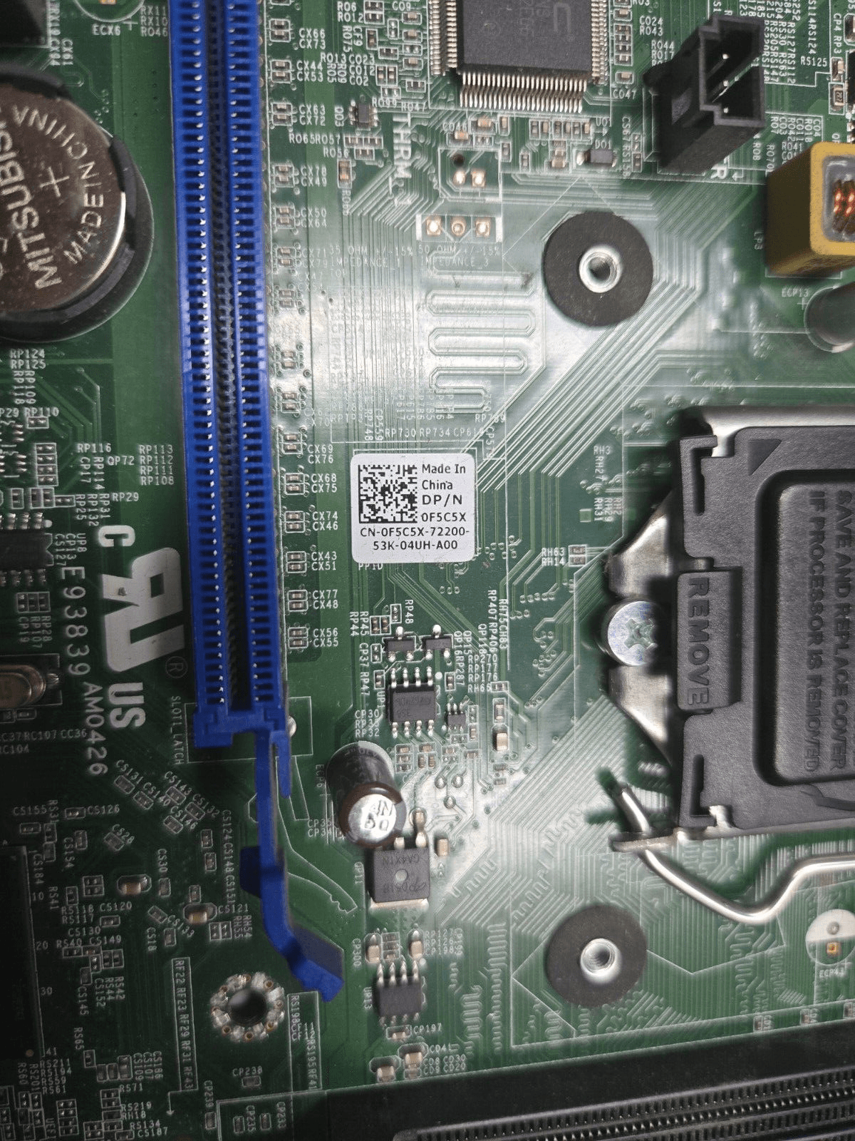 Dell OptiPlex 7020 MT Intel LGA 1150 DDR3 Desktop Motherboard F5C5X - Thumbnail 3