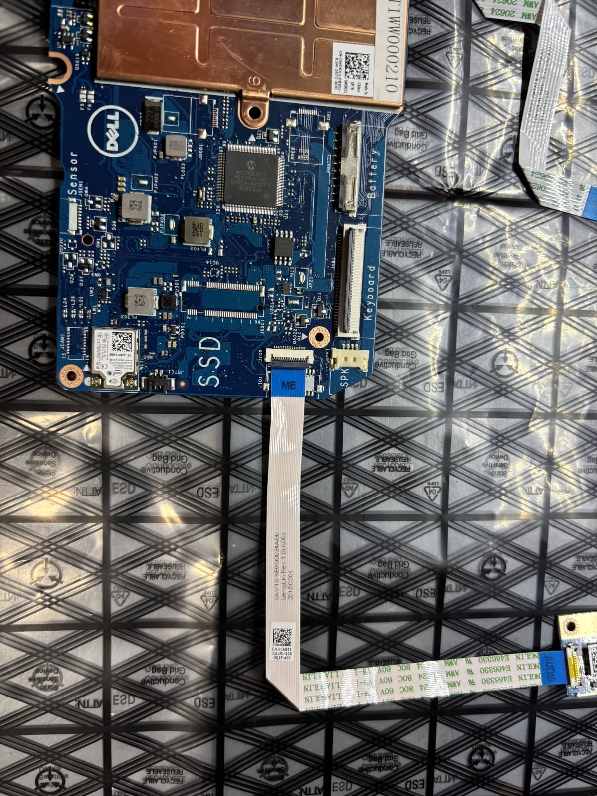 Dell Latitude 3180 Laptop Motherboard Pentium N4200 1.10GHz 4GB RAM - Thumbnail 3