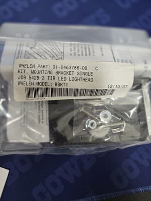 Whelen Genuine RBKT1 Bracket 01-0463786-00 One Pair 2 Brackets - Image 1