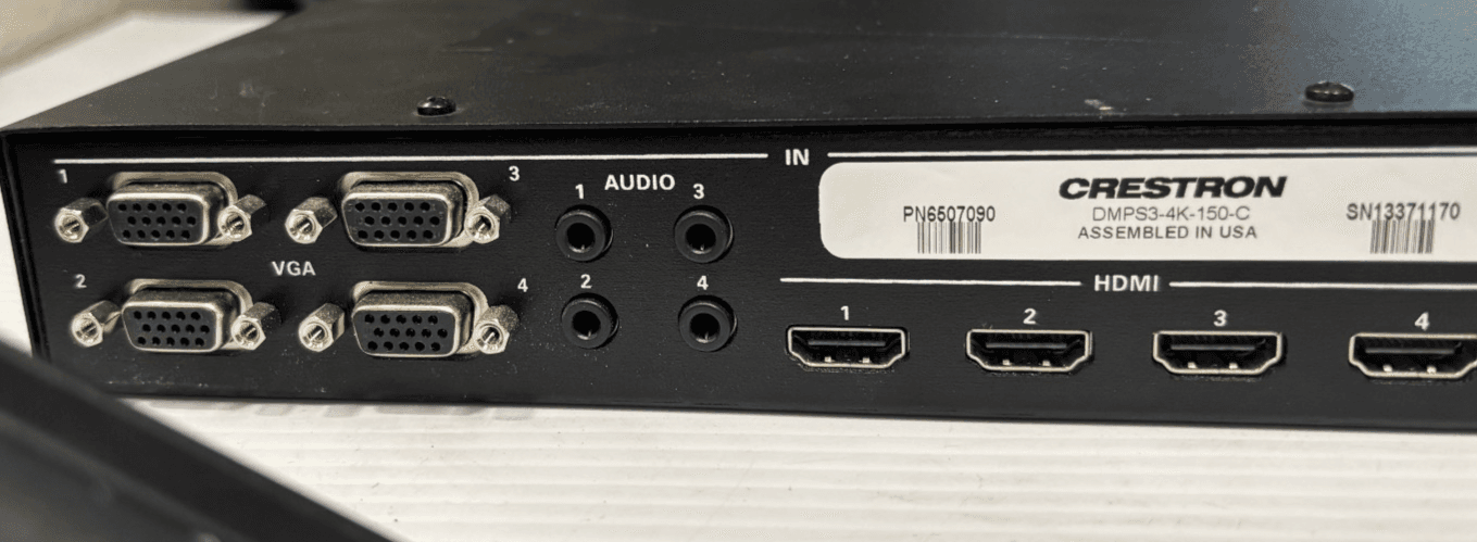 Crestron DMPS3-4K-150-C 4K Digital Media Presentation System no Power Cable - Thumbnail 5