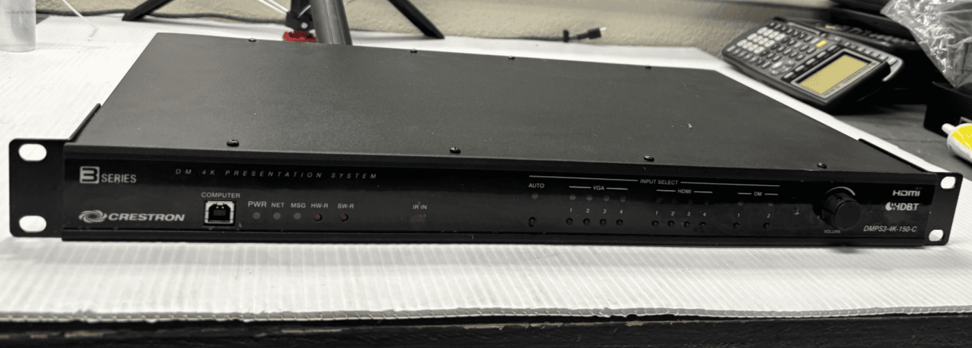 Crestron DMPS3-4K-150-C 4K Digital Media Presentation System no Power Cable - Image 1
