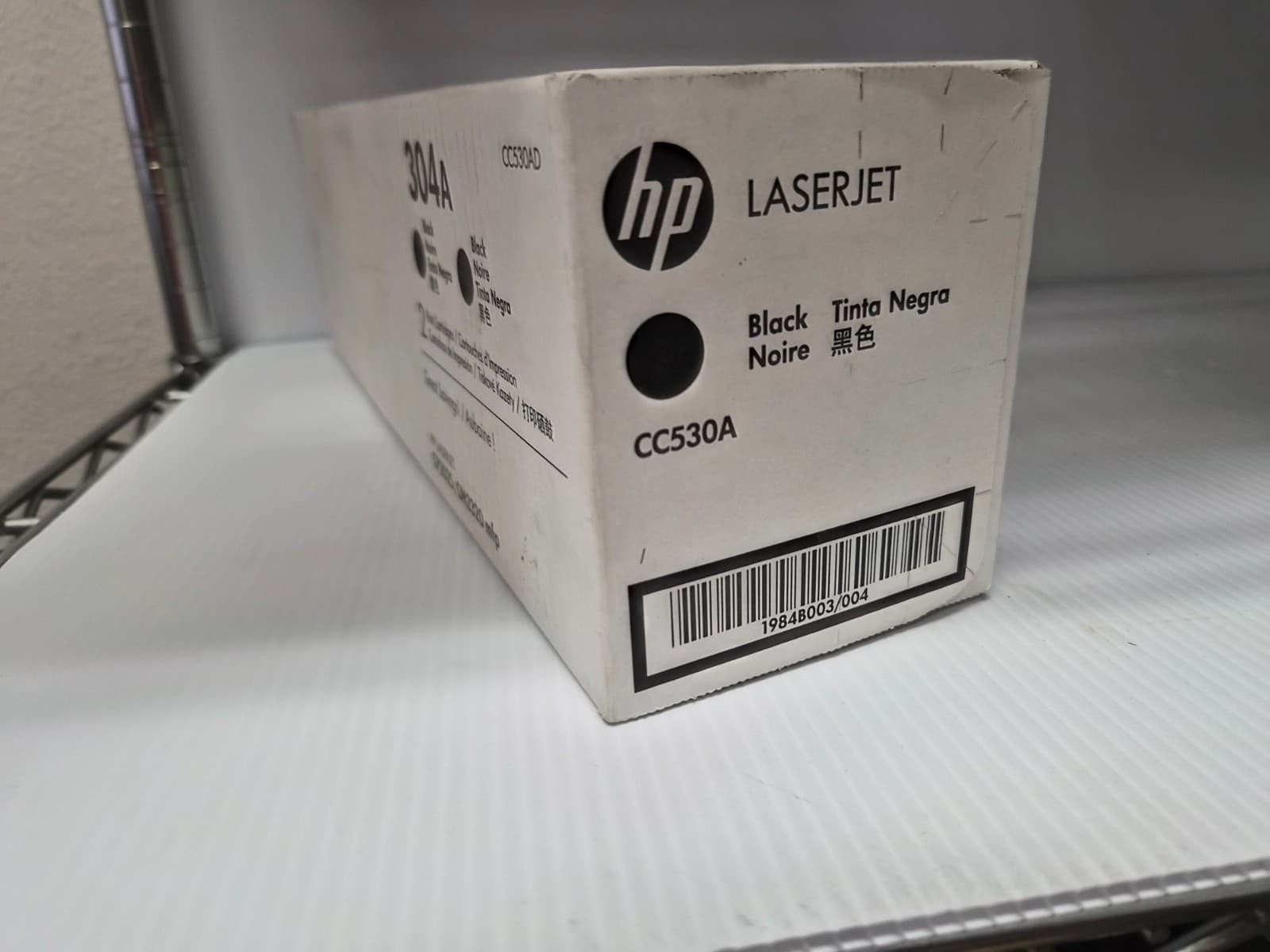 HP Genuine 304A CC530A Black Toner Print Cartridge Original OEM CP 2025 CM 2320 - Thumbnail 3