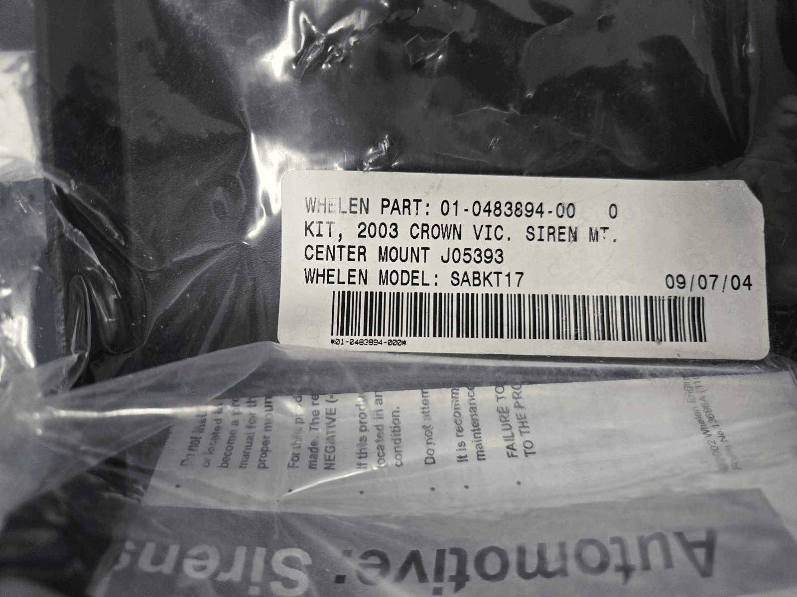 Whelen SABKT17, 01-0483894-00 - Thumbnail 2