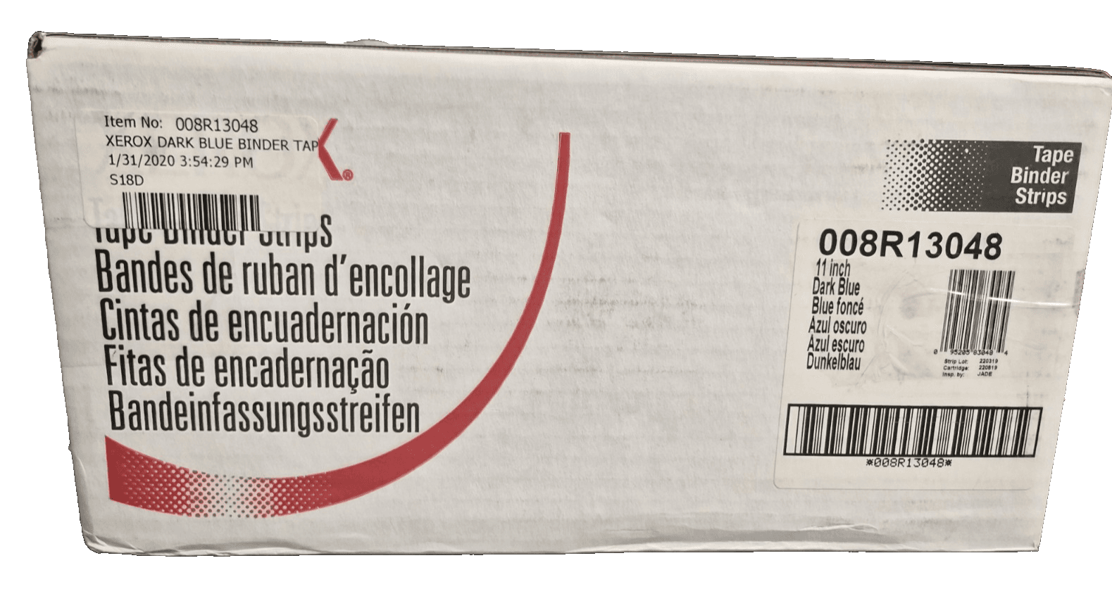 Genuine Xerox 008R13046 Tape Binder Strips D95A/110/125/136 Nuvera 120/144 New!! - Image 1