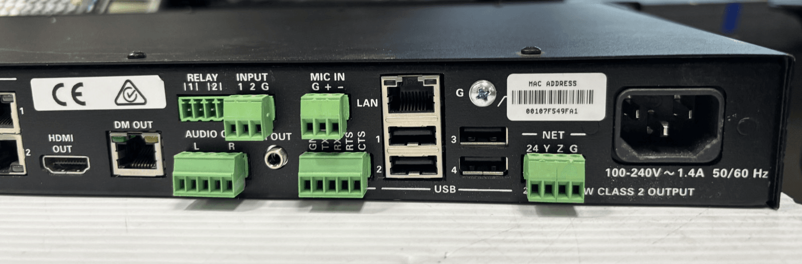 Crestron DMPS3-4K-150-C 4K Digital Media Presentation System no Power Cable - Thumbnail 7