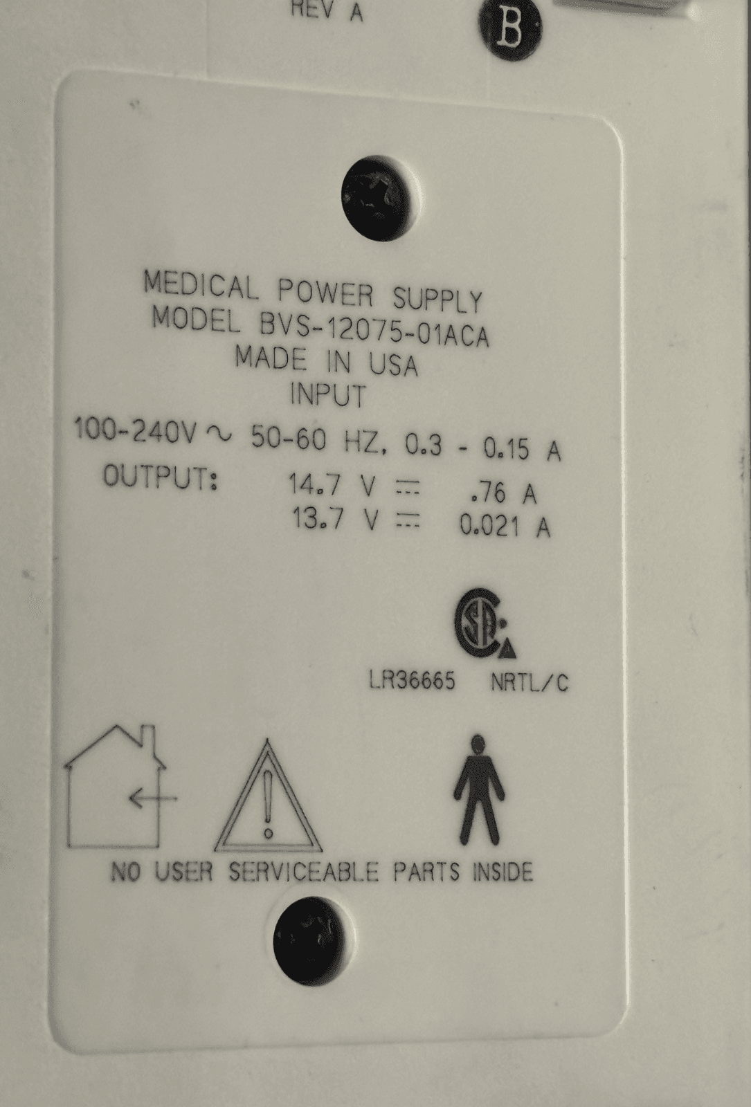 LAERDAL bvs-12075-01aca heartstart battery charger - Thumbnail 5