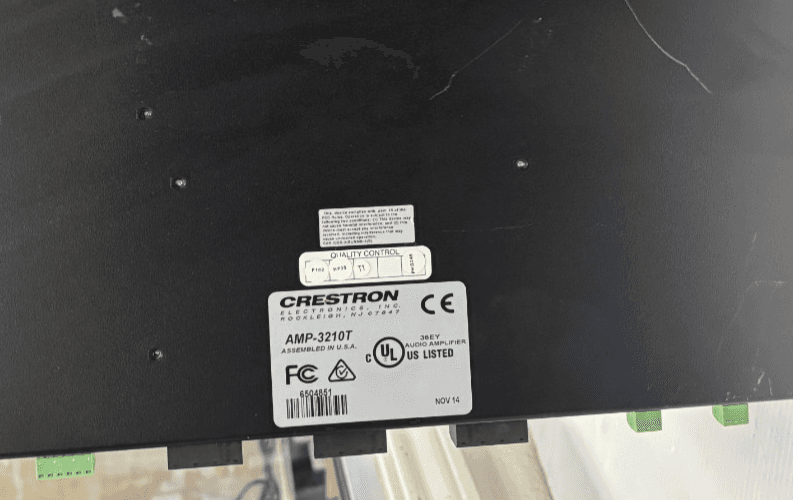 Crestron AMP-3210T Commercial Power Amplifier 3 Channel High Performance Audio - Thumbnail 5