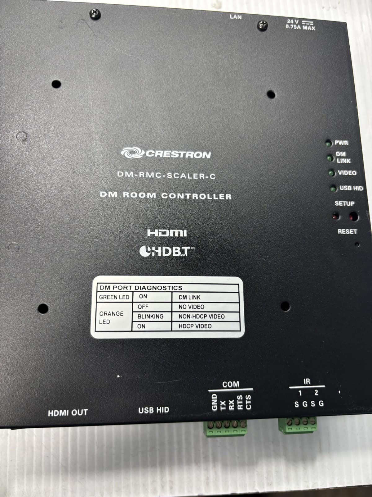 Lot of 5 - Crestron DM-RMC-SCALER-C DM Room Controller - Thumbnail 3