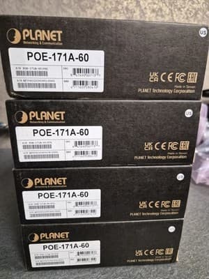 Planet Technology POE-171A-60 Single-Port Gigabit 802.3bt Ultra POE ++ Injector - Image 1