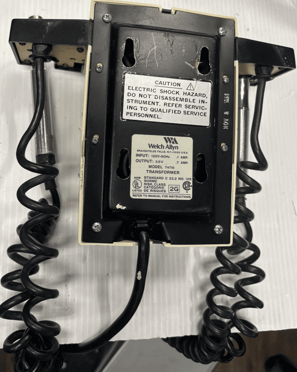 Welch Allyn Series 74710 Transformer unknown working condition - Thumbnail 4