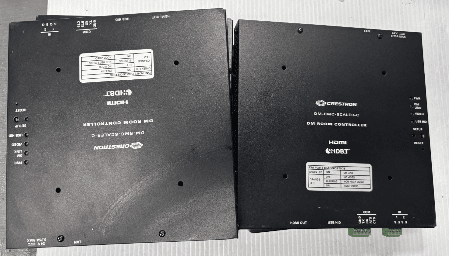 Lot of 5 - Crestron DM-RMC-SCALER-C DM Room Controller - Image 1