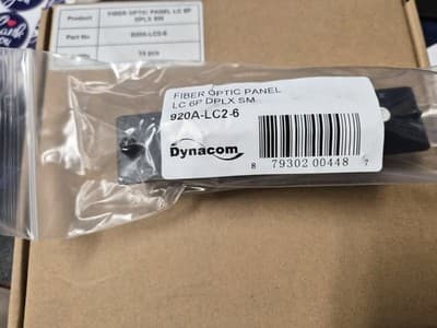 DYNACOM FIBER OPTIC PANEL LC 6P P/N: 920A-LC2-6 14 Count - Thumbnail 3