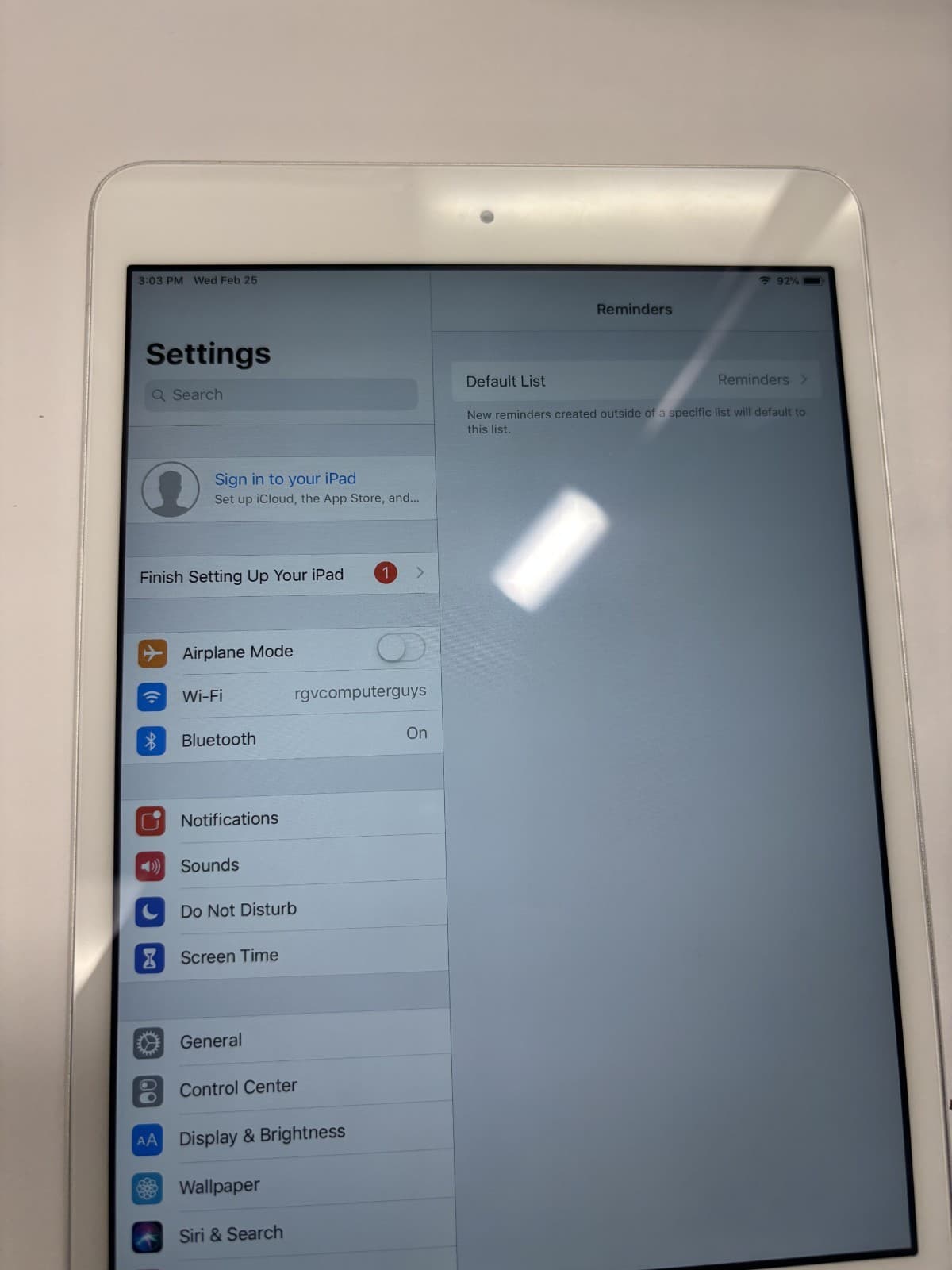 Apple iPad Mini 2 16GB silver WiFi - a1489 - Thumbnail 4