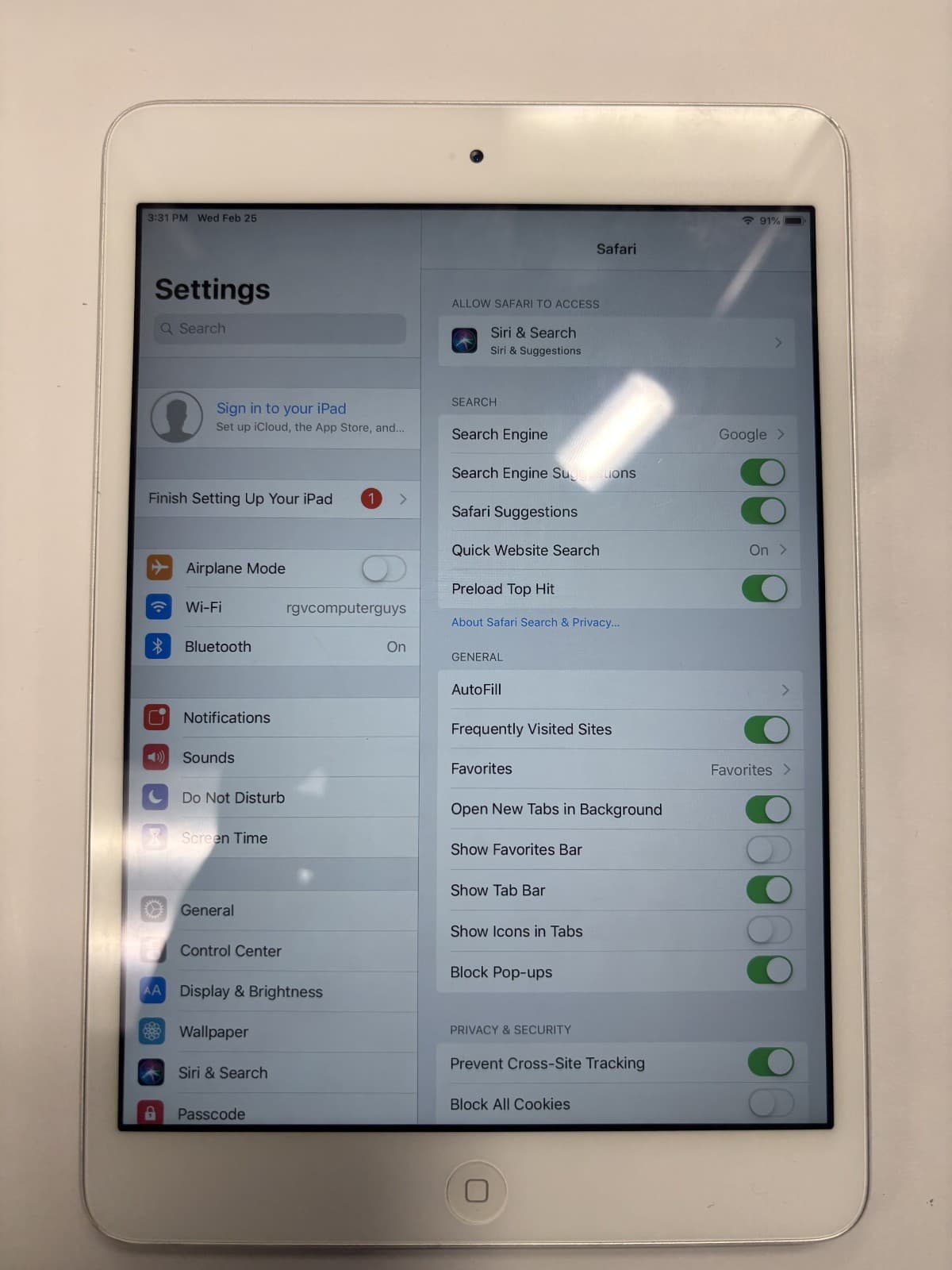 Apple iPad Mini 2 16GB silver WiFi - a1489 - Thumbnail 3