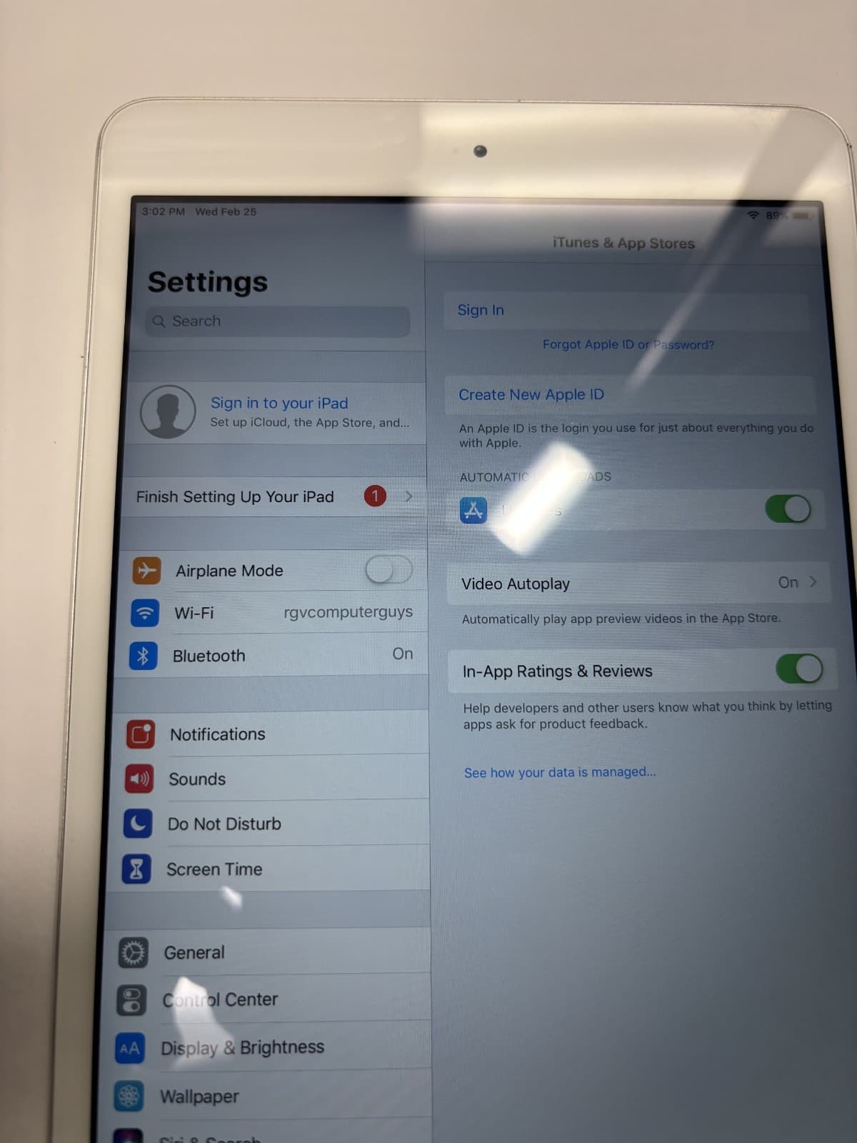 Apple iPad Mini 2 16GB silver WiFi - a1489 - Image 1