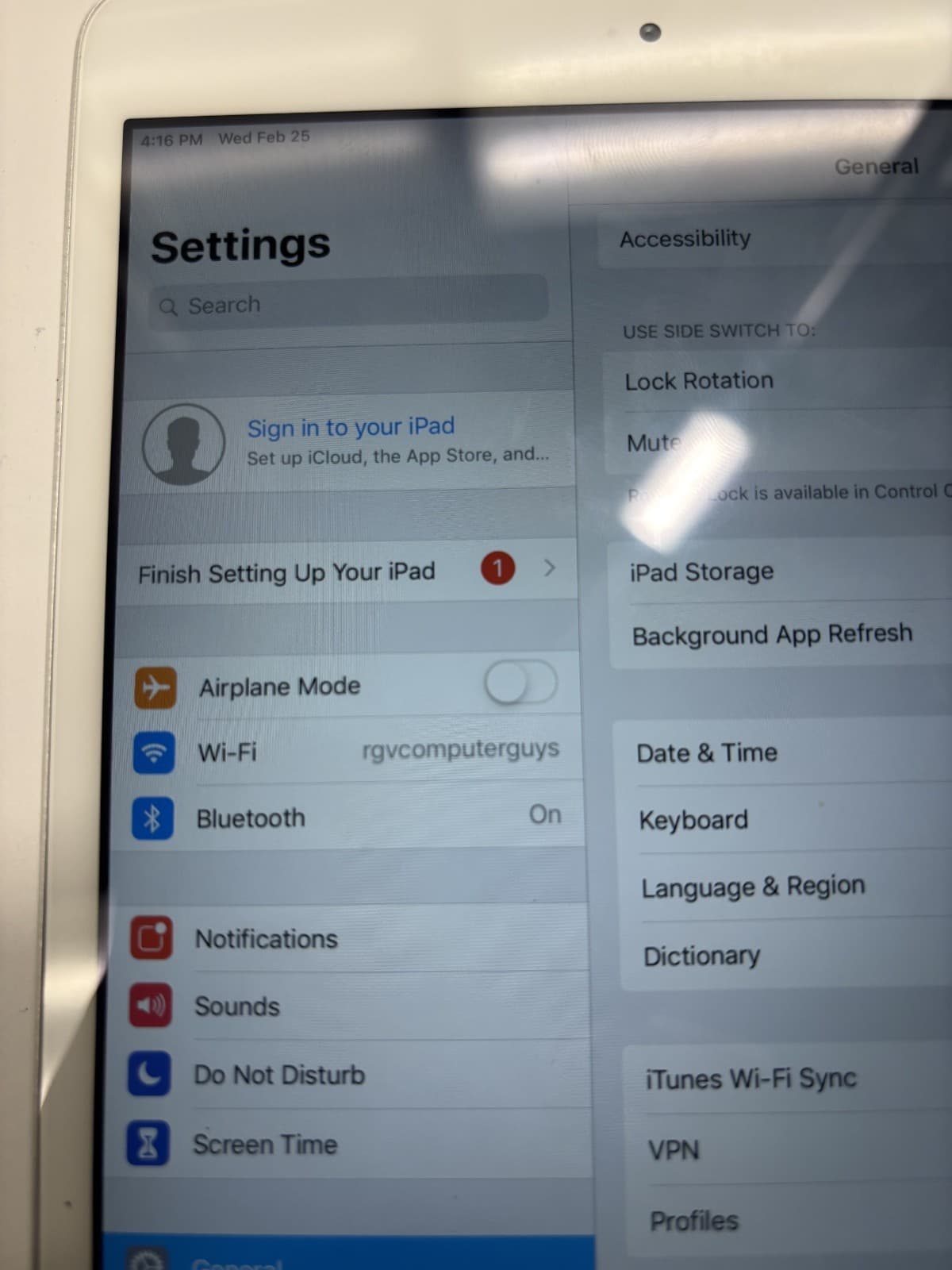 Apple iPad Mini 2 16GB silver WiFi - a1489 - Image 1