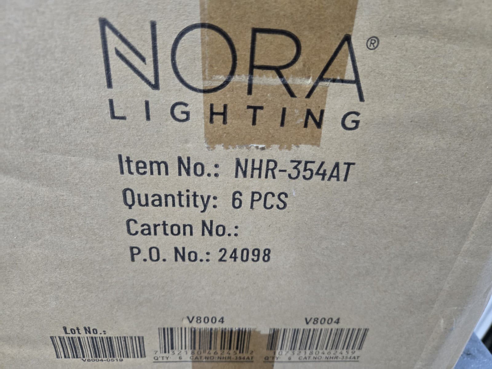 Nora Lighting NHR-354AT Pack of 6 - Image 1