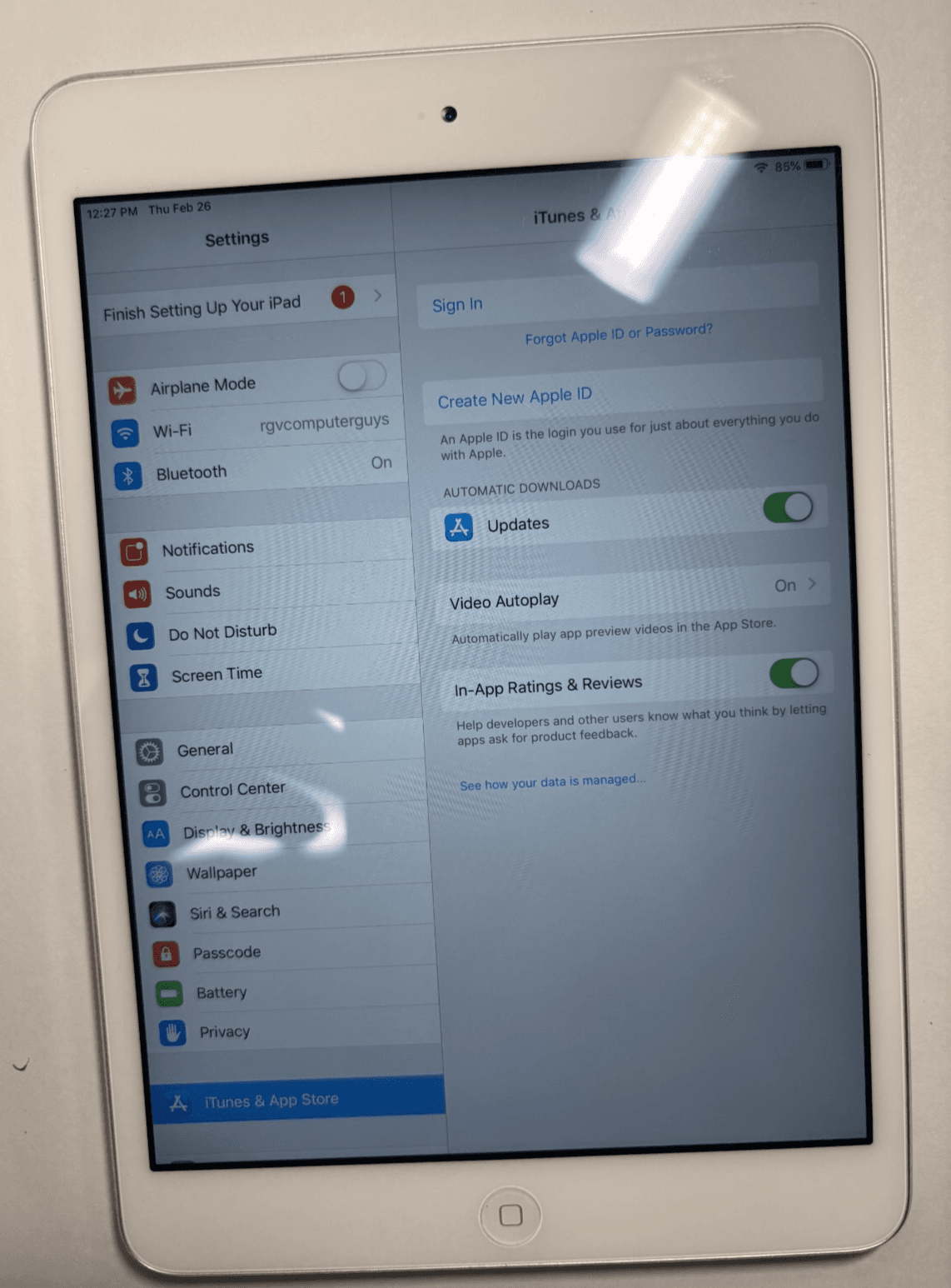 Apple iPad Mini 2 16GB silver WiFi - a1489 - Image 1